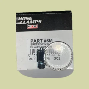 HOSE CLAMP #6M (PACK OF 10)